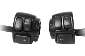 1" 25mm Motorcycle Handlebar Switch Control Buttons Black - Bild 1 von 5