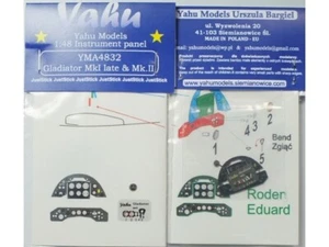 YAHU YMA4832 Gladiator Mk.I late & Mk.II 1/48 Instrument panel - Picture 1 of 3
