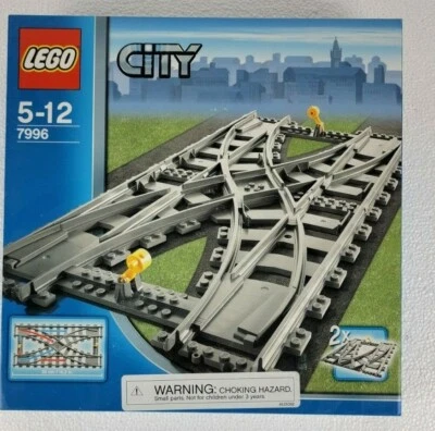 Lego City 7996 Double Crossing - Brand New - Railroad Retired Factory Sealed - Image 1 of 4