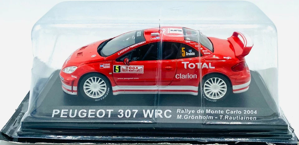 EBOND Peugeot 307 WRC Rallye Monte Carlo 2004 M.Gronholm T.Rautiainen 1:43  0252 - Immagine 1 di 1