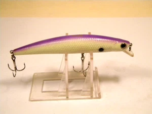 BPS XPS Lazer Eye Minnow Purple Chartreuse rattle jerkbait crankbait lure - Picture 1 of 3