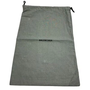 Balenciaga Storage Bag Gray Linen Drawstring Closure 10"x15" - Picture 1 of 4