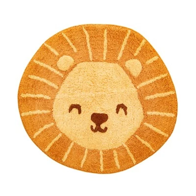 Lion Head Rug Kids Bedroom Nursery Cotton Carpet Mat Nursery Sass & Belle - Image 1 of 2