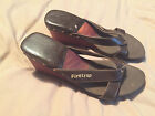 Womens Firetrap Wedged Sandals Clogs Wooden Size 5 Great Condition Lightly Worn