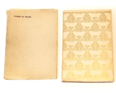 Oscar Wilde "Poems in Prose"  1906 - Pub. Thomas B Mosher  w/ Dust Jacket - Image 1 of 4