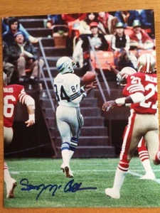 Seahawks Sam McCullum signed 8x10 w/COA pose 1 - Picture 1 of 1