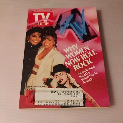 1990 September 1-7, TV GUIDE Magazine, Cover: "Janet Jackson"  - Image 1 of 3