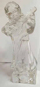 MIKASA CRYSTAL GERMANY HERALD COLLECTION FIGURINE 'ANGEL WITH MANDOLIN' - Picture 1 of 5