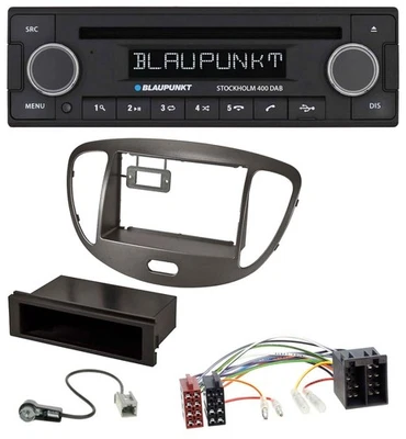 Blaupunkt MP3 Bluetooth DAB CD USB Autoradio für Hyundai i10 2008-2013 dunkelsil - Bild 1 von 4
