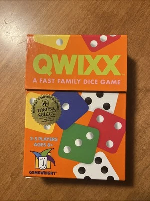 Gamewright 2019 QWIXX Fast Family Dice Game - 100% Fully Complete & Unused - Image 1 of 3