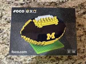 Michigan Wolverines College 3D Football Set FOCO BRXLZ!! 100% Complete!!  - Bild 1 von 6