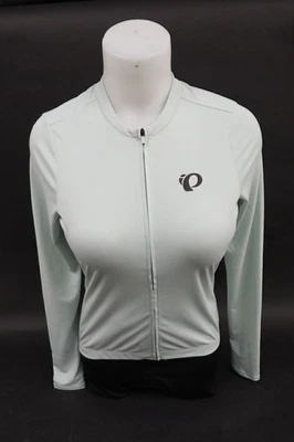 ¡NUEVO! Camiseta de ciclismo Pearl Izumi Attack manga larga para mujer verde medio cremallera completa Foto 1 de 4