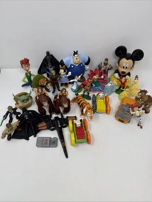 Mixed Disney Lot Figures Toys PVC Various Characters Princess Mickey Star Wars - Изображение 1 из 4