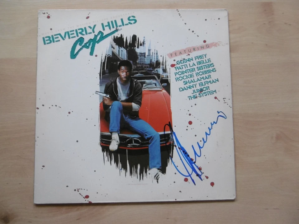 Harold Faltermeyer Autogramm signed LP-Cover Soundtrack Beverly Hills Cop Vinyl - Bild 1 von 1