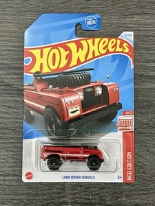 2024 Hot Wheels Red Edition Land Rover Series II #92 Red Edition 8/12 - Picture 1 of 3