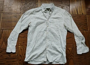 Ermenegildo Zegna Plaid Collared Long Sleeve Button Up Shirt Size M Made Italy - Picture 1 of 4
