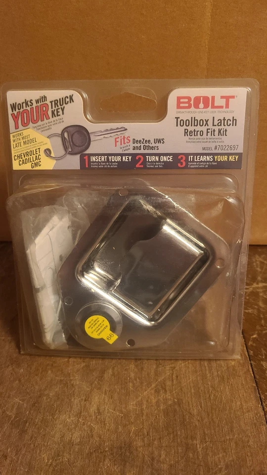 Bolt 7022699 Toolbox Latch for Chysler Dodge Jeep Keys lot B - Image 1 of 2