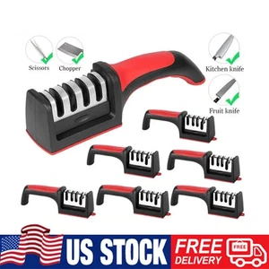 4 Stufen Messerschärfer Profi Langlebig Keramik Diamant Stahl Küche Heiß - Bild 1 von 6