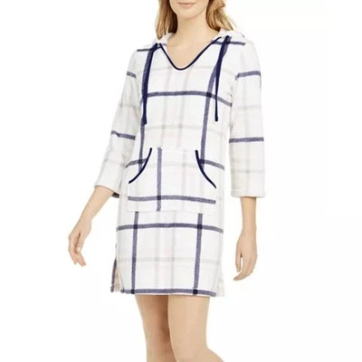 Tumbona pijama polar con capucha manga larga Nautica para mujer talla X-grande Foto 1 de 2