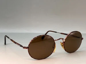 Gafas de sol de colección Giorgio Armani 172 888 marrón tortuga marco redondo 49-20 140 Italia - Imagen 1 de 16
