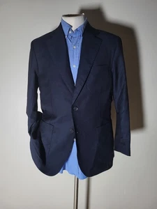 Blazer Luca Faloni Peso Pluma Lana Azul Marino Lúpulo Chaqueta Abrigo Deportivo 52 42R - Imagen 1 de 13
