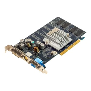 Graphic Card Abit Geforce Fx 5200 128MB SILURO FX5200 DT AGP - Picture 1 of 3