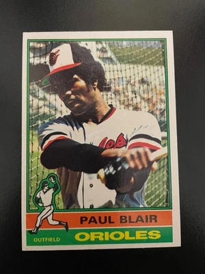 Paul Blair - 1976 Topps #473 - Baltimore Orioles - Image 1 of 2