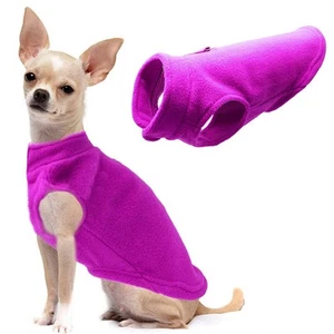 Dog Fleece Vest Soft Winter Jacket Sweater with D-Ring Leash Cold Weather Coa... - Picture 1 of 6