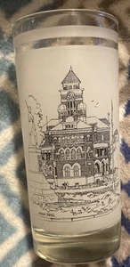 Texas 150th Anniversary ' Gonzales County Courthouse 'Norman Baxter Art Glass - Picture 1 of 6