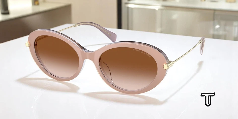 MICHAEL KORS MK2245U 401513 Rockaway Sand Brown Gradient 53 m Women's Sunglasses - Image 1 of 1