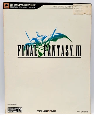 Final Fantasy III DS Официальные Игры Брэди Редкое Руководство по Стратегии - Изображение 1 из 2