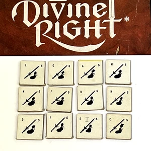 Vintage 1979 TSR - Divine Right MERCENARY ARMY UNIT Counter Replacement Set - Picture 1 of 5