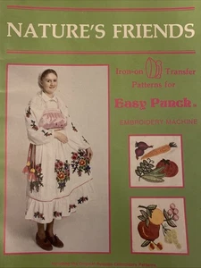 Nature’s Friends- Iron-on Transfer Patterns For Easy Punch Embroidery Machine - Picture 1 of 2