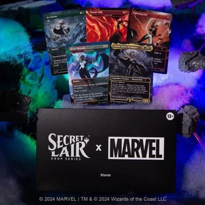 Magic the Gathering Secret Lair x Marvel's Storm - Edición Rainbow Foil - Imagen 1 de 4