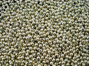 Pulseras Amistad Joyería Hágalo Usted Mismo Plástico 25g Oro Redondo 4mm - Imagen 1 de 2