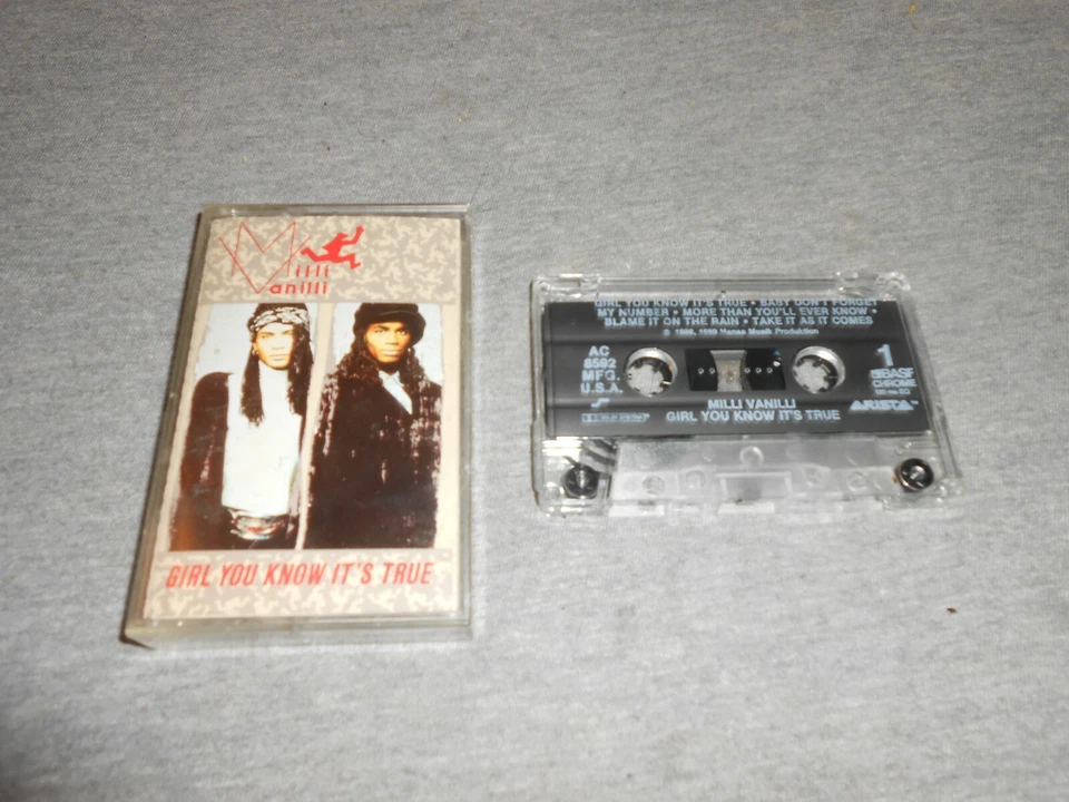 Tape Cassette - 80s - MILLI VANILLI - GIRL YOU KNOW ITS TRUE - ORIGINAL - RARE - Image 1 of 1
