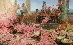Sir Lawrence Alma-Tadema The Roses of Heliogabalus Giclee Canvas Print - Picture 1 of 1