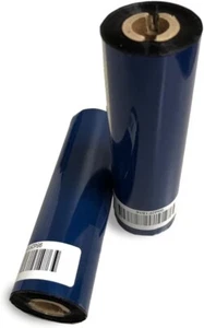 36 Rollen 4,33 Zoll x 243 Fuß/110 mm x 74 m Harzverstärktes Wachs Thermotransferband - Bild 1 von 8