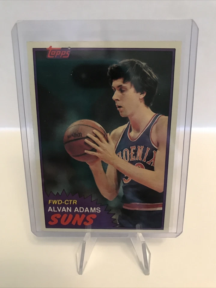 1981/82 TOPPS BASKETBALL #79W  ALVIN ADAMS Phoenix Suns - Image 1 of 2