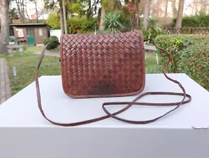 BOTTEGA VENETA BAG leather brown braided woven iconic icon shoulder small - Bild 1 von 19