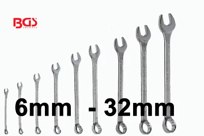 Ringschlüssel Maulschlüssel BGS Gabelringschlüssel Maulringschlüssel 6 mm- 32 mm