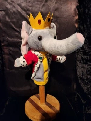 Marioneta de Mano Coleccionista "Herrajes de Restauración" 11" ELEPHANT KING-PRETEND TOY Foto 1 de 4