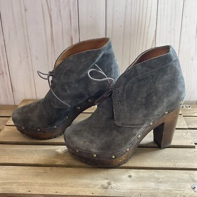 Madewell 1937 Calzado Gris Gamuza Botas con Tacones Talla 7  Foto 1 de 4