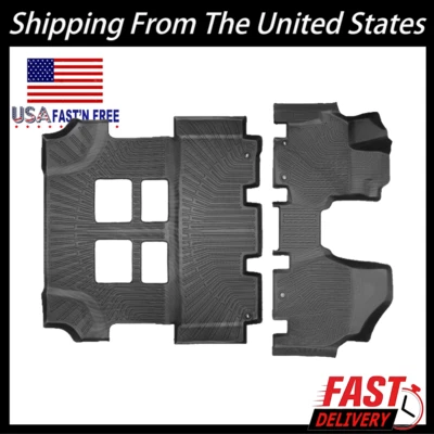 Custom Floor Mats 3 Row Liners Kit Fits 2011-2017 Honda Odyssey TPE All-Weather Foto 1 de 4