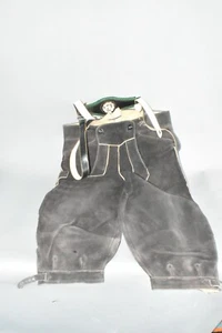 Pantalón de cuero semimicro estable Bergfriend marrón ligeramente moteado talla 46 / compartimento o3 - Imagen 1 de 7