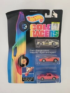 De colección Raro 1987 Hot Wheels Color Racers Juego de 3 Coches Ferrari Firebird Policía Taxi Nuevo de Lote Antiguo - Imagen 1 de 12