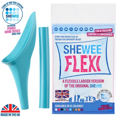 SHEWEE Flexi UK größer She Can Wee Pipet Trichter für Reisen Camping Festivals