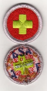 First Aid Merit Badge, Type K, "BSA 2010" Back (2010-12), Mint! - Picture 1 of 1