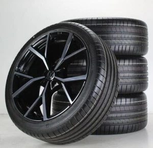 VW Touareg R Sommerräder 22 Zoll Felgen Estoril schwarz gl Alufelgen 760601025AE - Bild 1 von 10