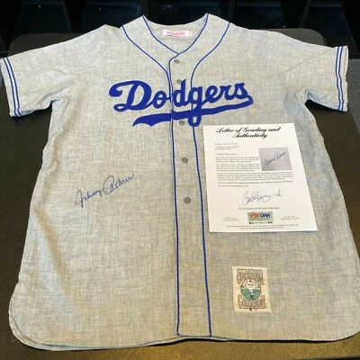 Johnny Podres Signed Authentic  Brooklyn Dodgers Jersey PSA DNA Graded MINT 9 - Image 1 of 4